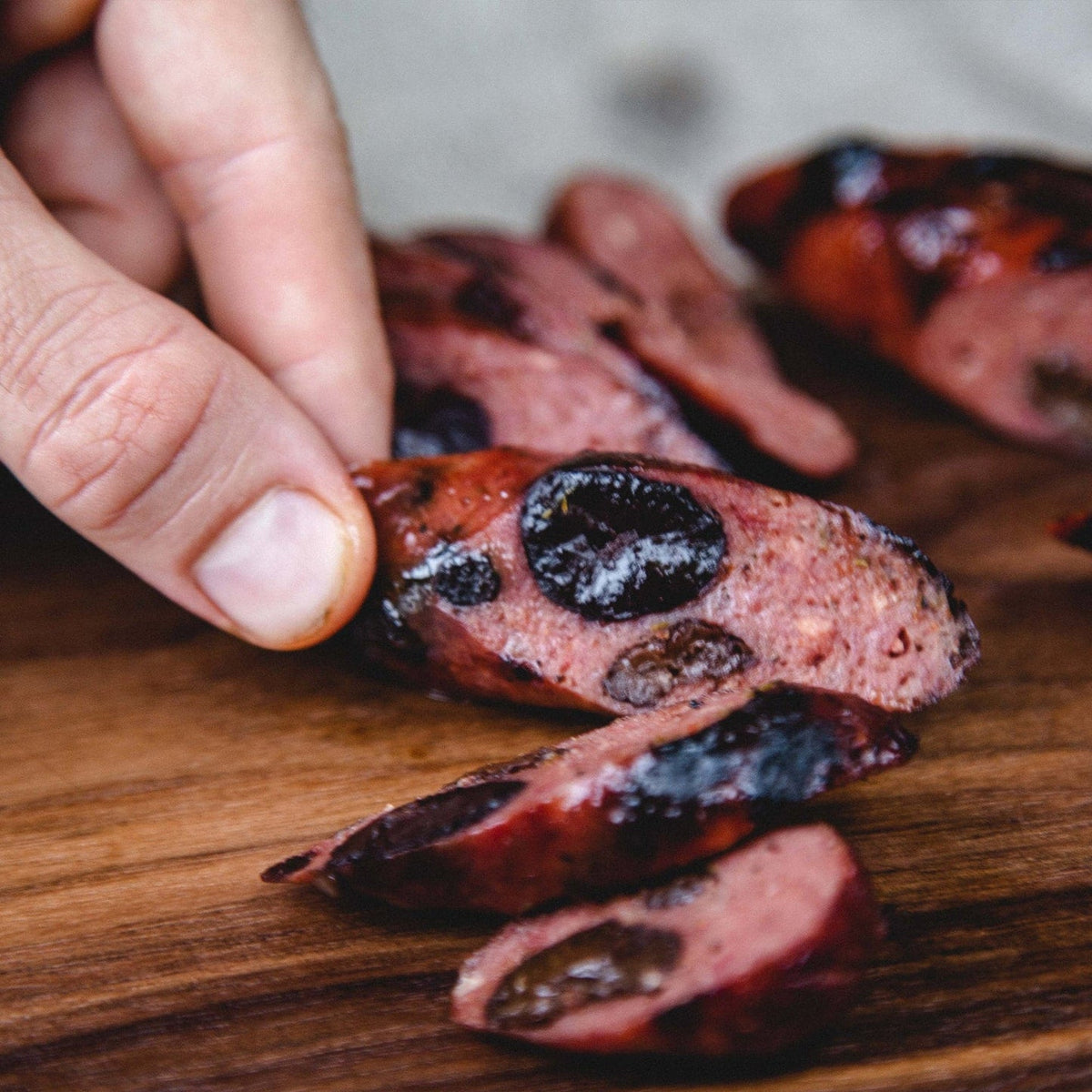 Grass Fed Venison & Beef Sausage with Cherry & Chipotle — Force of Nature Meats