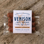 Grass Fed Venison & Beef Sausage with Cherry & Chipotle — Force of Nature Meats