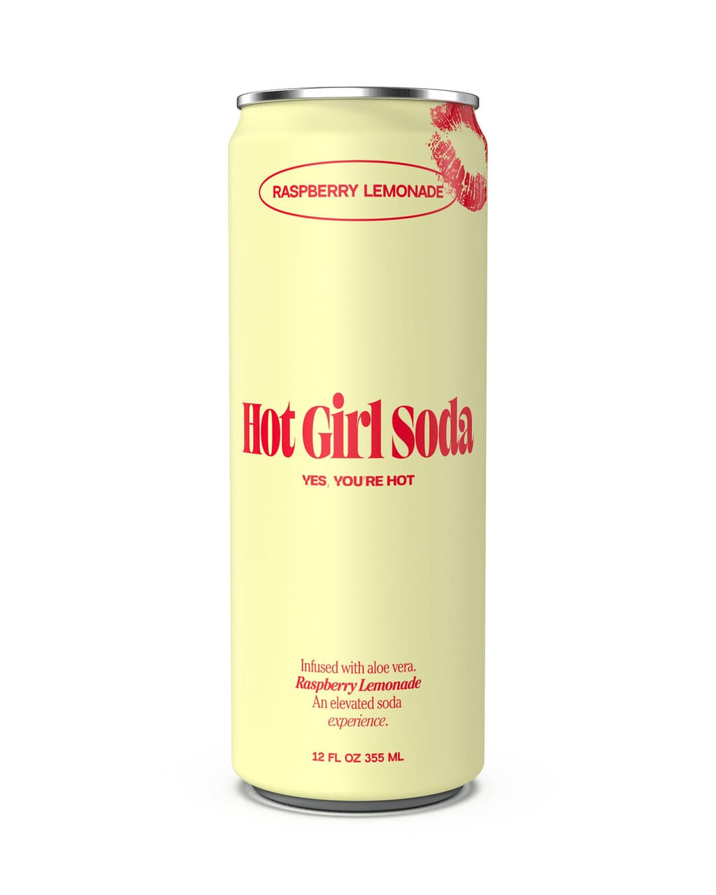 Hot Girl Soda Raspberry Lemonade — Hot Girl Soda