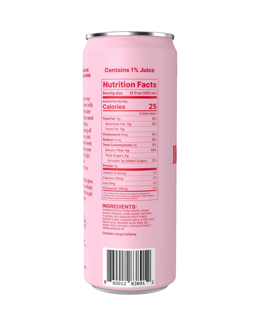 Hot Girl Soda Mango Dragon Fruit — Hot Girl Soda
