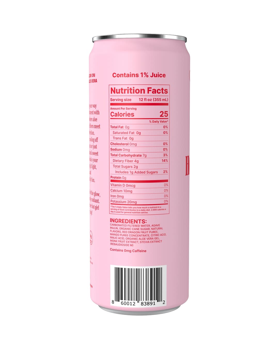 Hot Girl Soda Mango Dragon Fruit — Hot Girl Soda