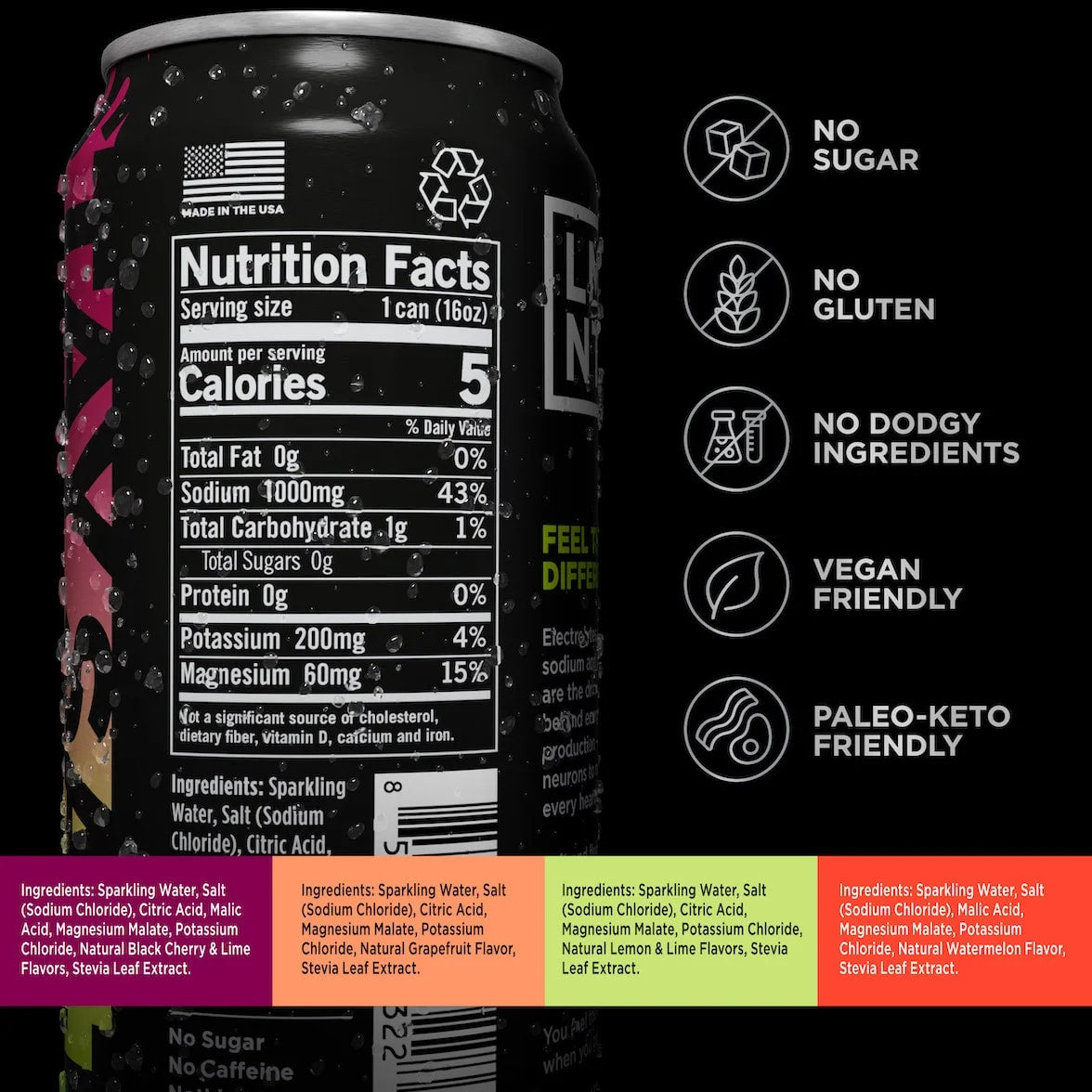 LMNT Sparkling 16oz — Drink LMNT