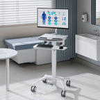 MedHub Mobile Workstation with Monitor Arm — Mount-It!