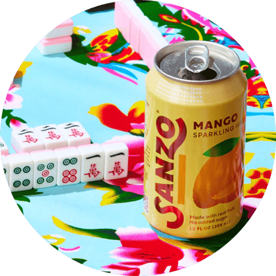 Alphonso Mango Sparkling Water — Sanzo