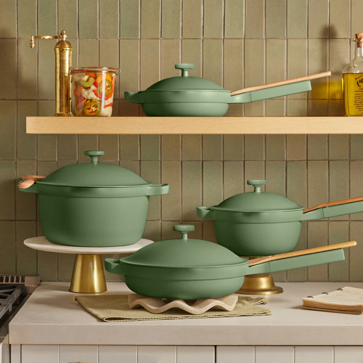 Ceramic Nonstick 13-Piece Cookware Set — Our Place