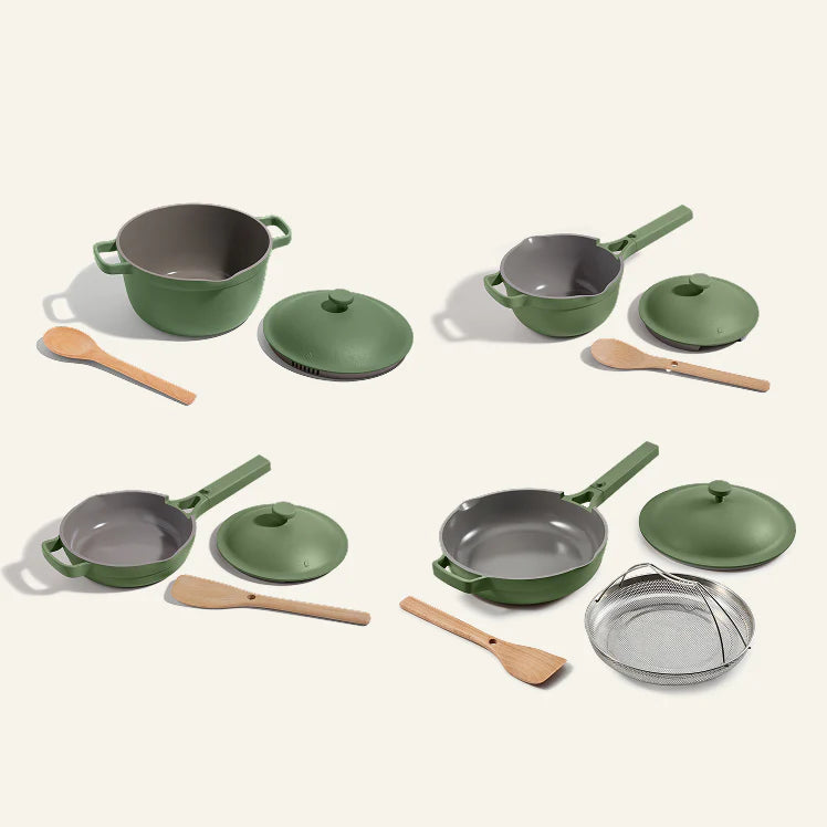 Ceramic Nonstick 13-Piece Cookware Set — Our Place