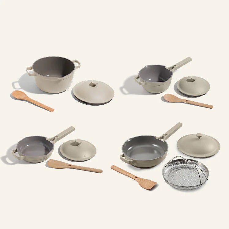 Ceramic Nonstick 13-Piece Cookware Set — Our Place