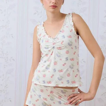 Djerf Avenue Go Slow Frill Camisole Summer — Djerf Avenue