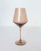 Estelle Wine Single Stemware Glass — Estelle Colored Glass