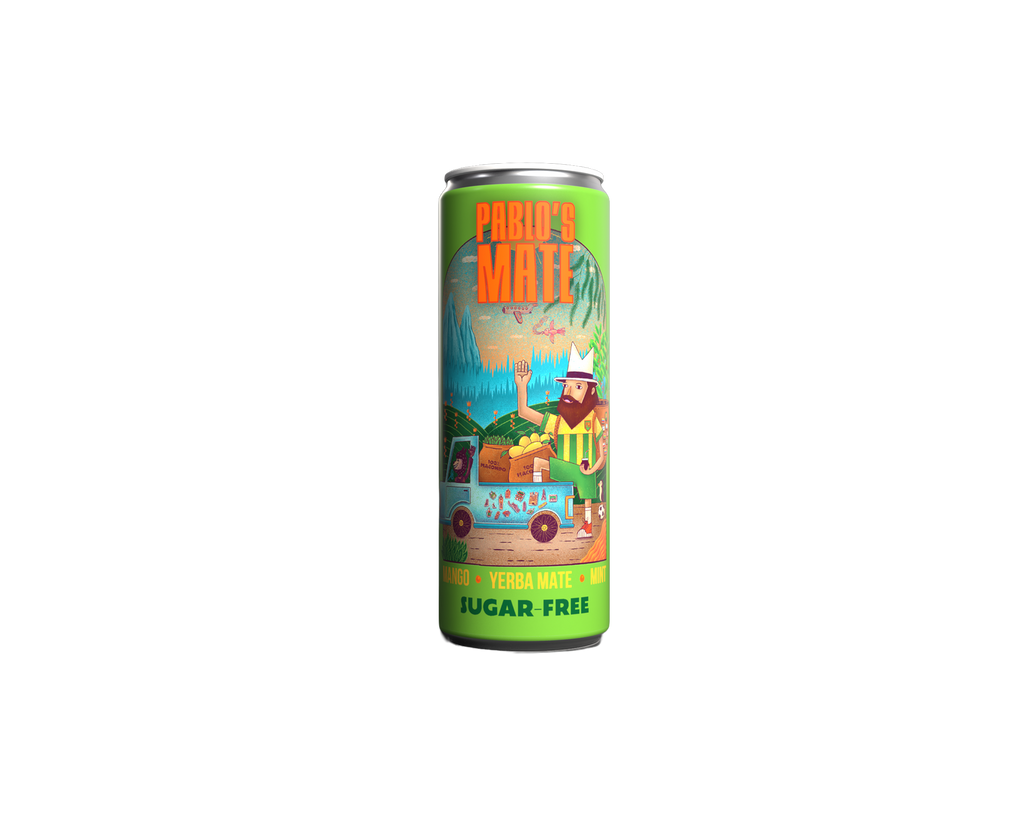 Pablo's Mate: Sugar Free Mango Mint 12-pack — Pablo's Mate