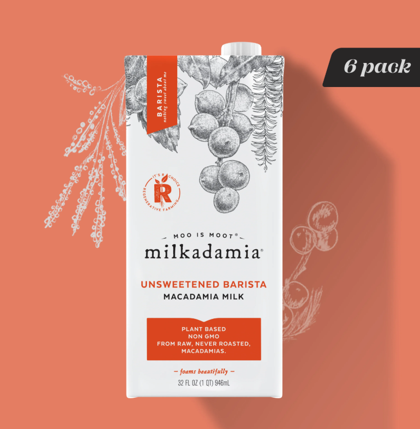 Milkadamia Barista Blend Macadamia Milk No Price